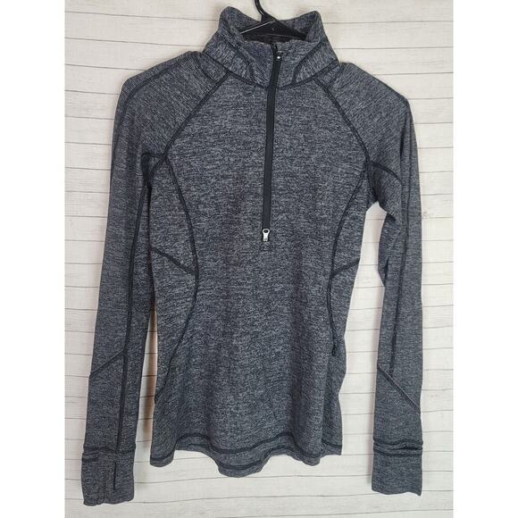 Lululemon Runderful 1/2 Zip in Mini Check Pique, sz 4 - Picture 2 of 14